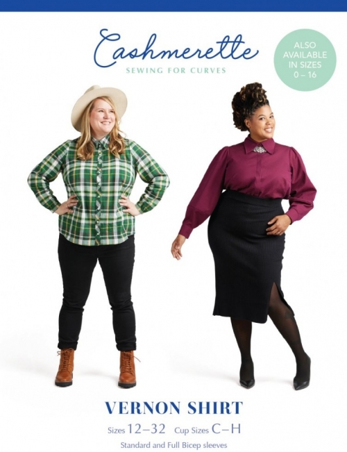 Cashmerette Paper Sewing Pattern Vernon Shirt