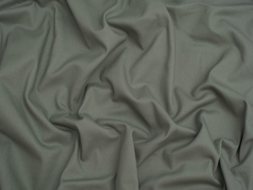 Minerva Core Range Brushed Stretch Woven Cotton Twill Fabric Dusky Green