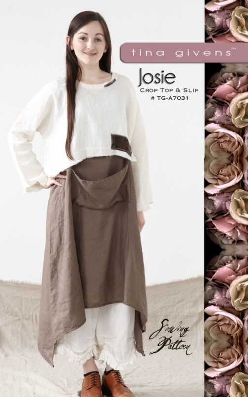 Sew Tina Givens Paper Sewing Pattern Josie Dress & Crop Top