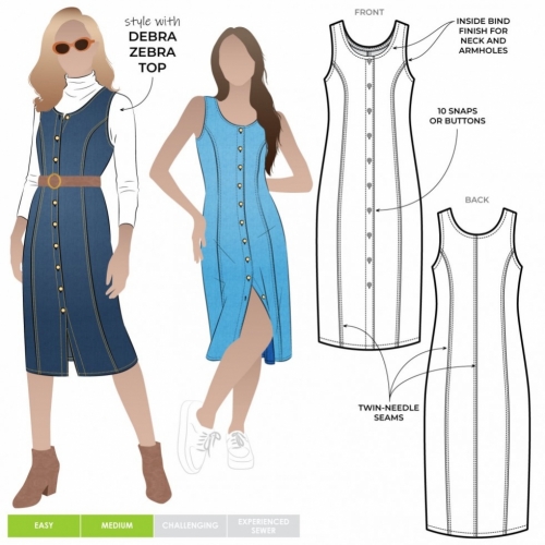 Style Arc Paper Sewing Pattern Geri Dress