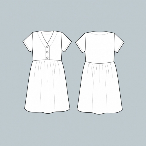 Sew Me Something Paper Sewing Pattern Jessica Dress