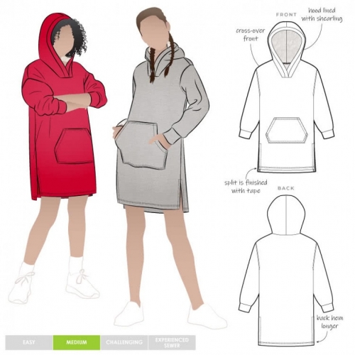 Style Arc Paper Sewing Pattern Kids Zara Knit Dress