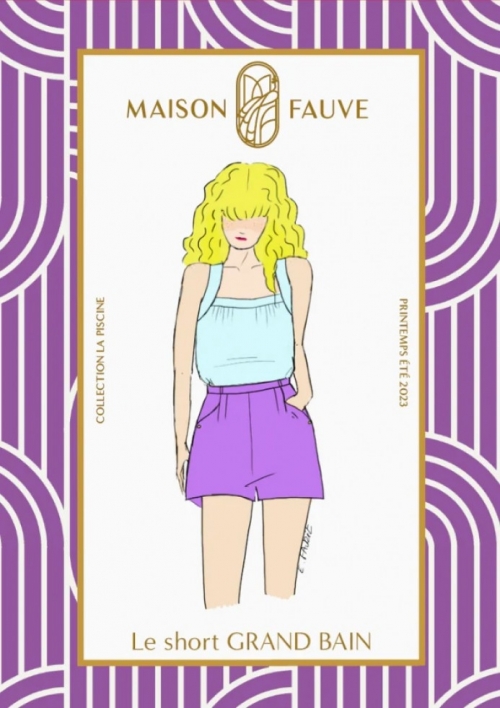 Maison Fauve Paper Sewing Pattern Grand Bain Shorts