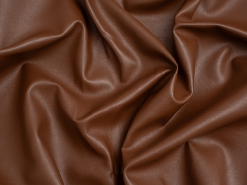 Minerva Core Range Heavy Faux Leather Fabric Toffee Brown