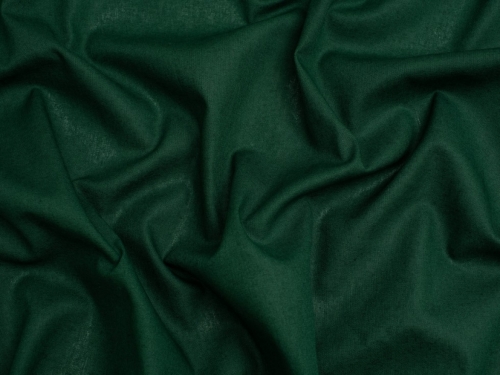 Minerva Core Range 100% Cotton Broadcloth Fabric Bottle Green