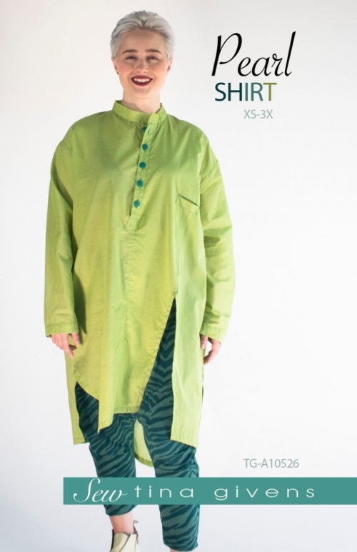 Sew Tina Givens Paper Sewing Pattern Pearl Shirt