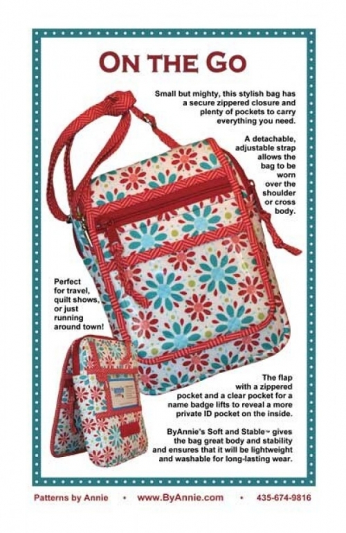By Annie Paper Sewing Pattern On The Go Bag