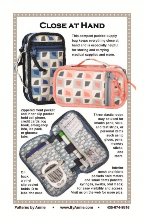 By Annie Paper Sewing Pattern Close At Hand Compact