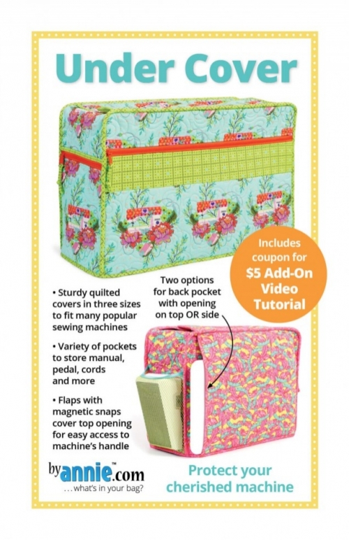 By Annie Paper Sewing Pattern Under Cover Machine Cover