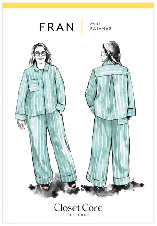 Closet Core Patterns Paper Sewing Pattern Fran Pajamas