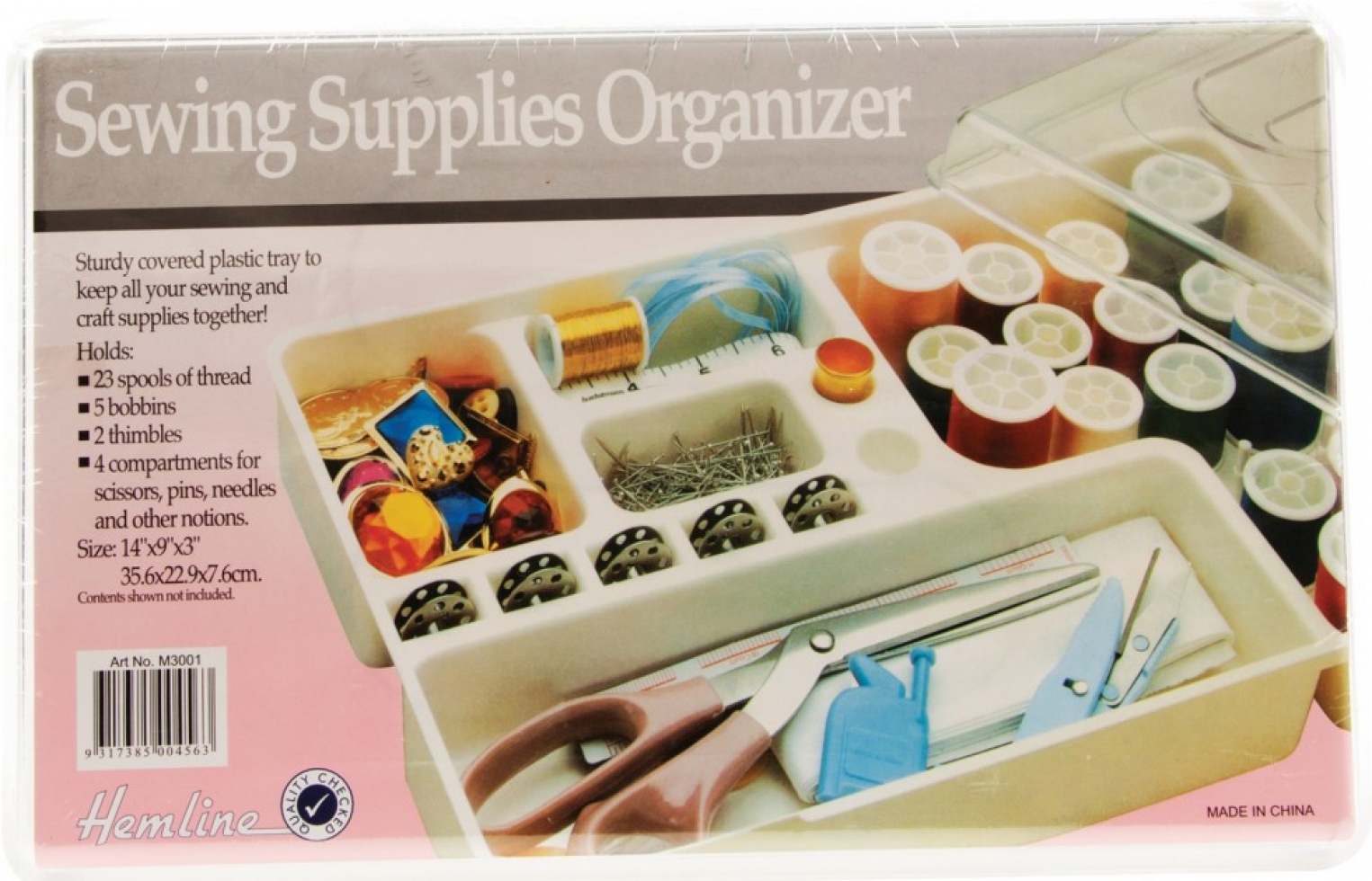 Hemline Medium Sewing Craft Box