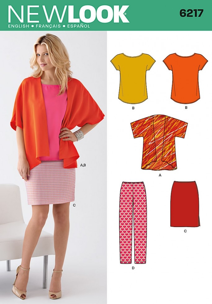 New Look Paper Sewing Pattern 6217
