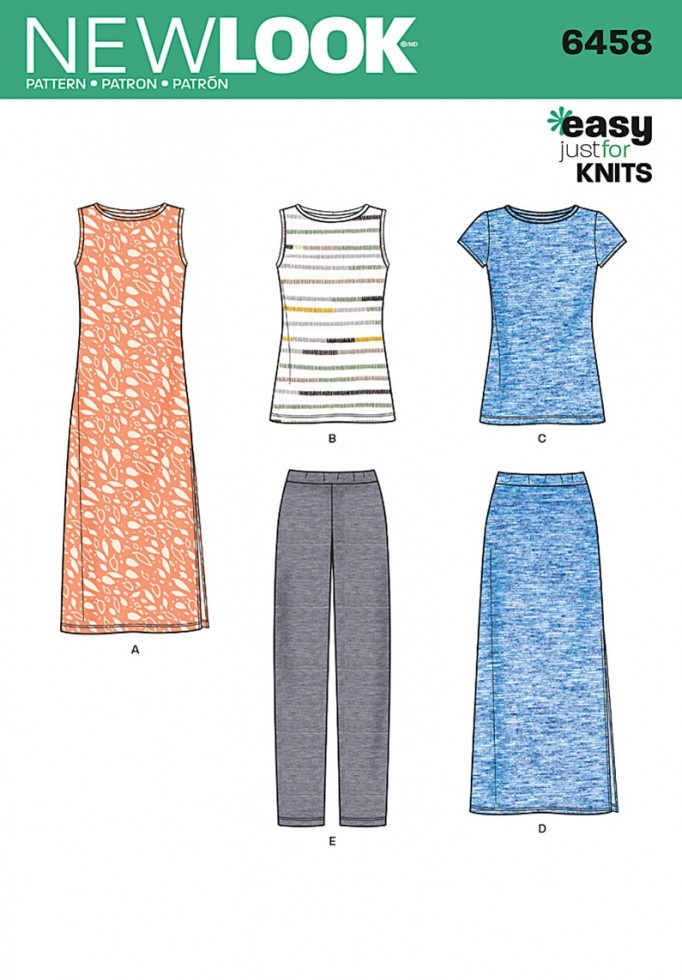 New Look Paper Sewing Pattern 6458