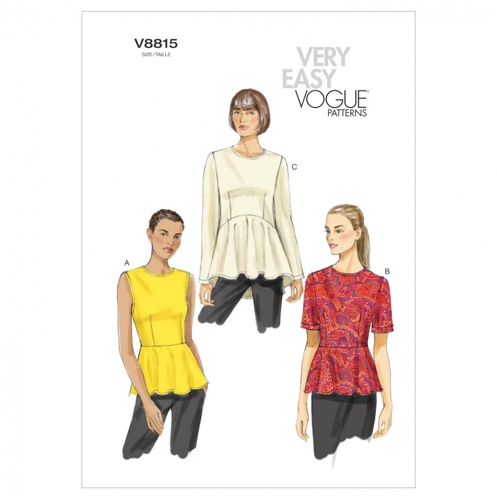 Vogue Paper Sewing Pattern 8815