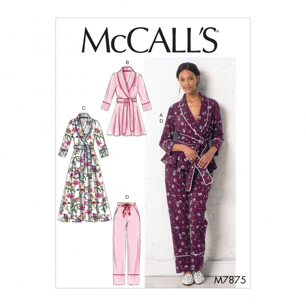 McCalls Paper Sewing Pattern 7875