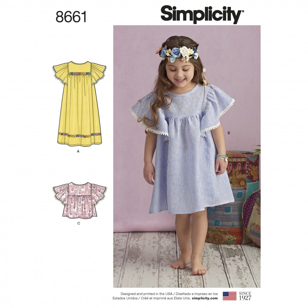 Simplicity Paper Sewing Pattern 8661