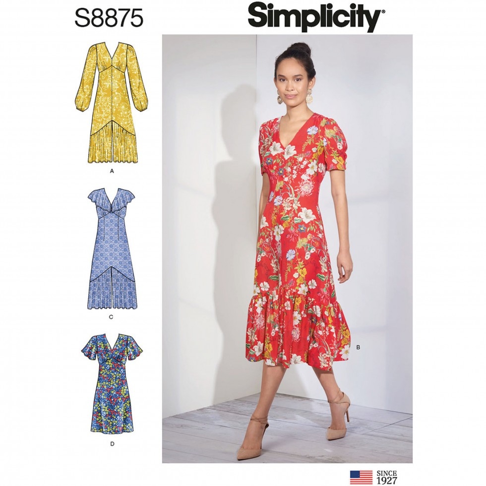 Simplicity Paper Sewing Pattern 8875