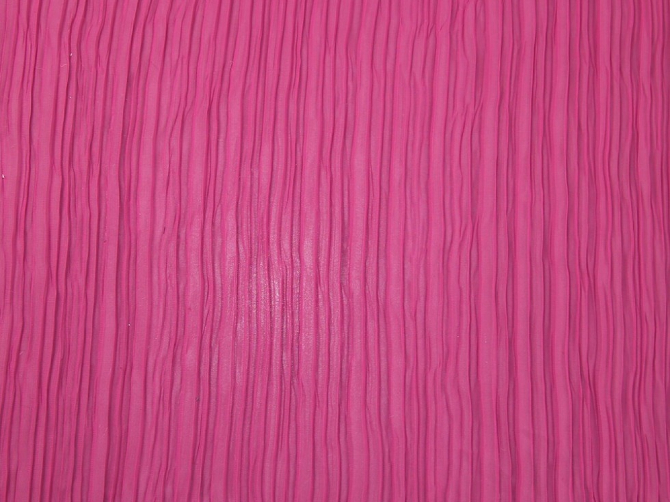 Amore Pleated Georgette Fabric Cerise Pink