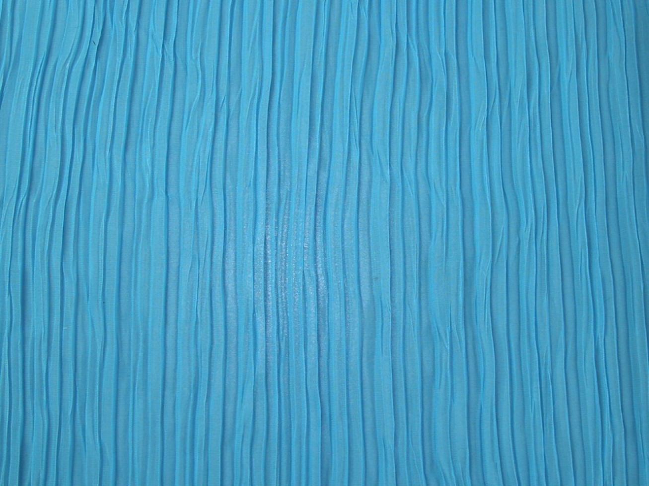 Amore Pleated Georgette Fabric Turquoise