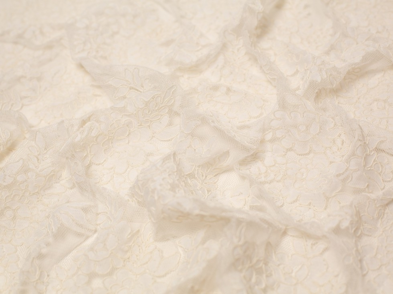 Minerva Core Range Bernice Corded Lace Fabric Ivory