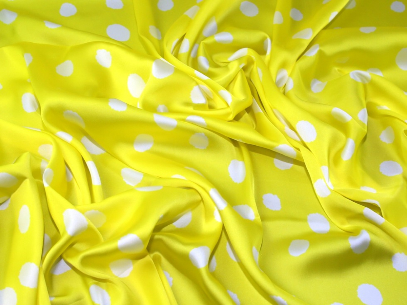 John Kaldor Cassandra Charmeuse Silky Satin Fabric Yellow