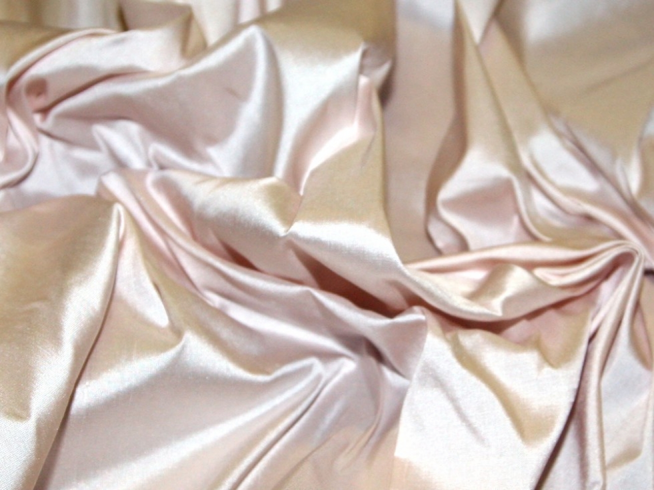 Chantelle Silk Dupion Fabric Blush Pink