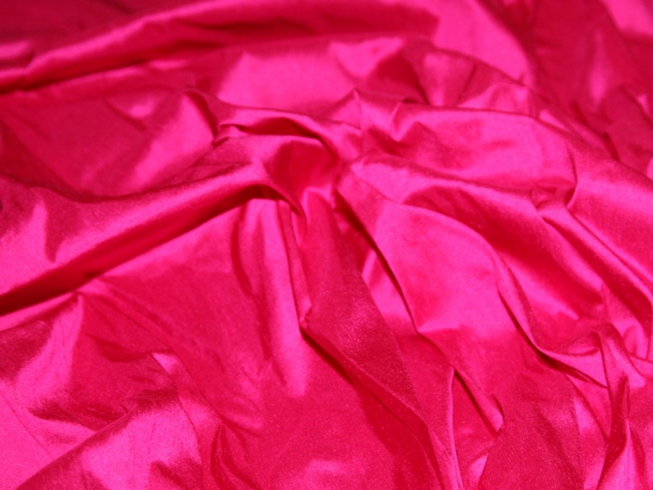 Chantelle Silk Dupion Fabric Fuchsia Pink