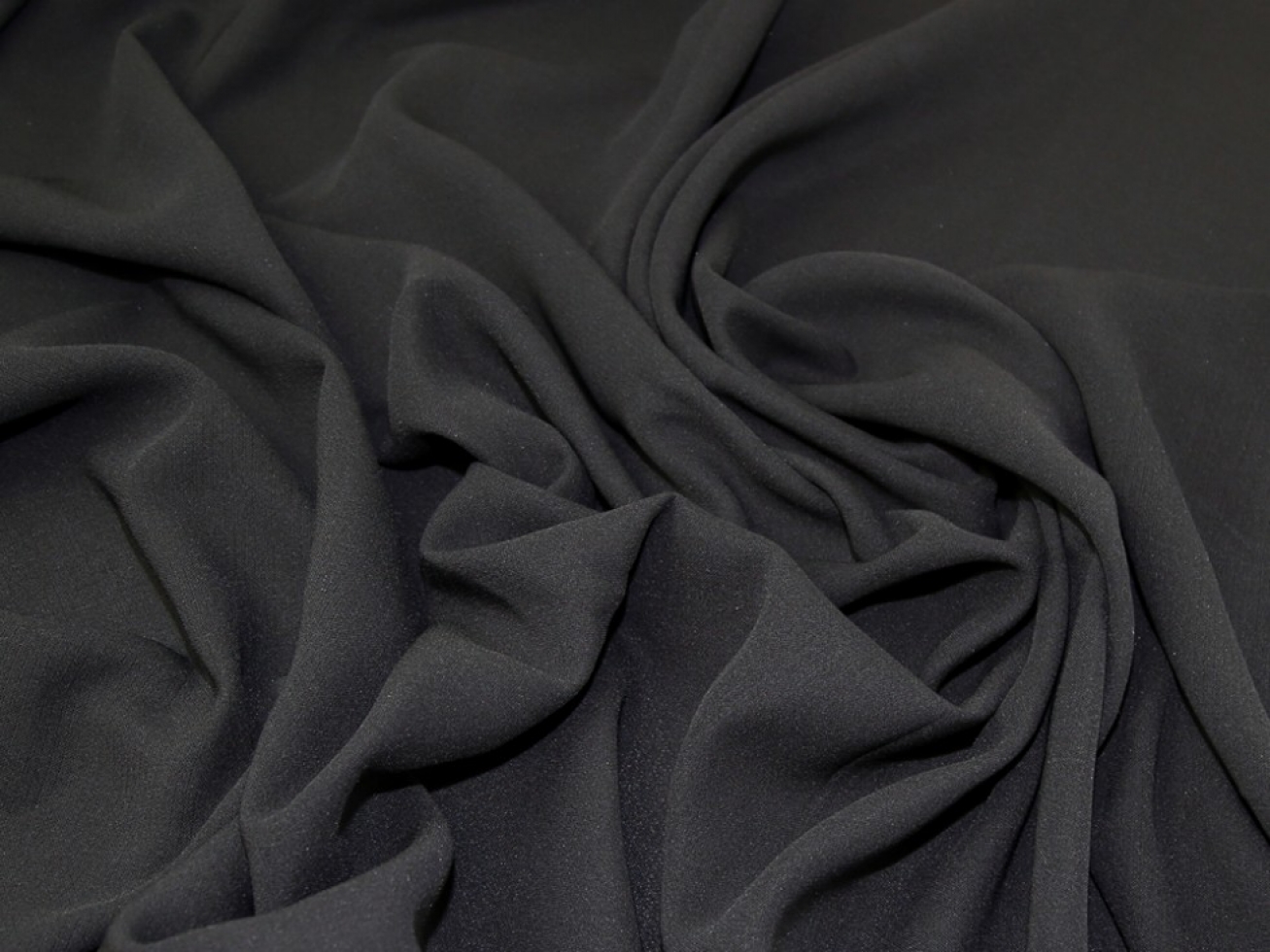 John Kaldor Lugano Crepe Fabric Black