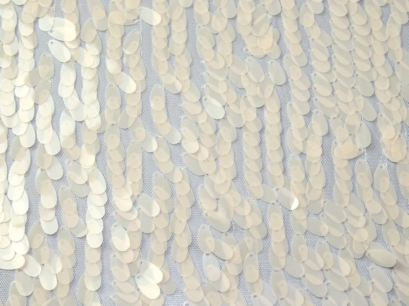 Memphis Sequin Mesh Fabric Beige