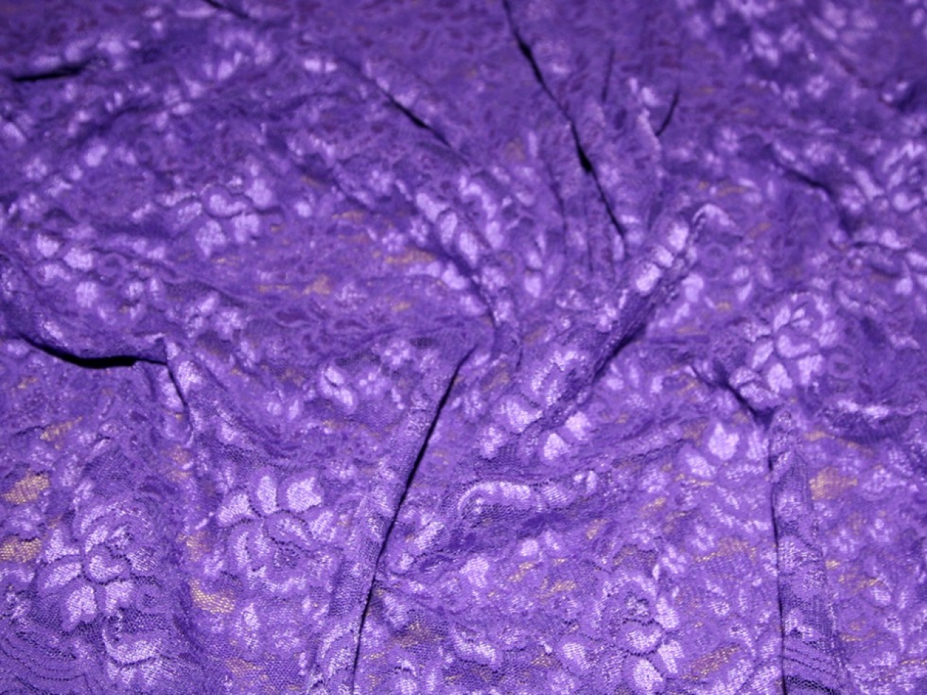 John Kaldor Perugia Stretch Lace Fabric Violet
