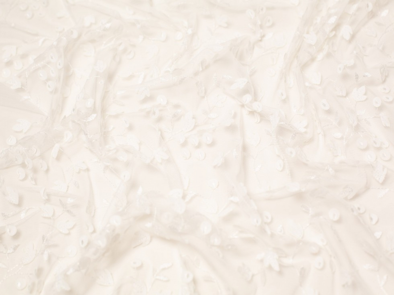 Minerva Core Range Petra Embroidered Lace Fabric Ivory