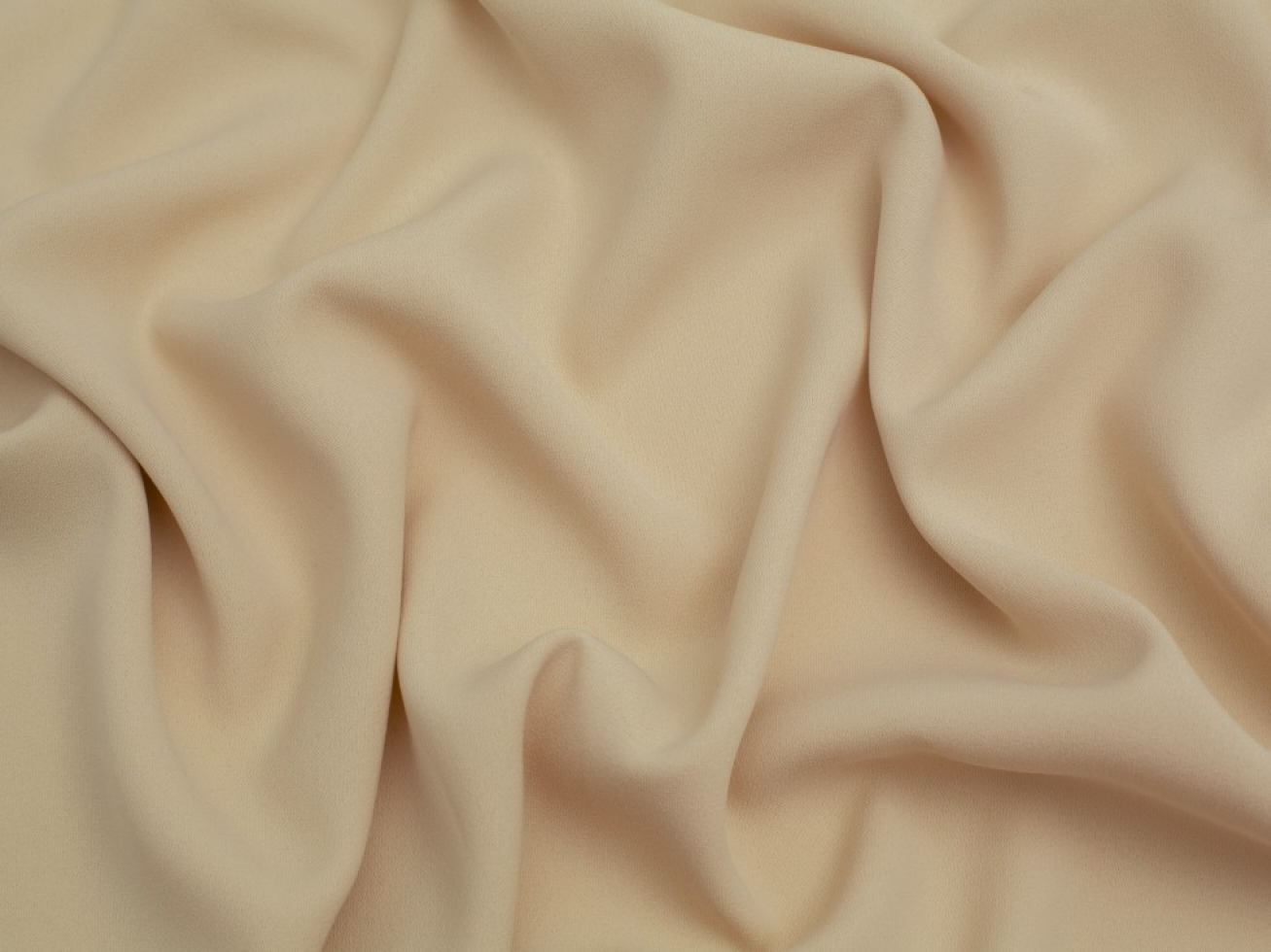 Minerva Core Range Prestige Polyester Crepe Fabric Champagne