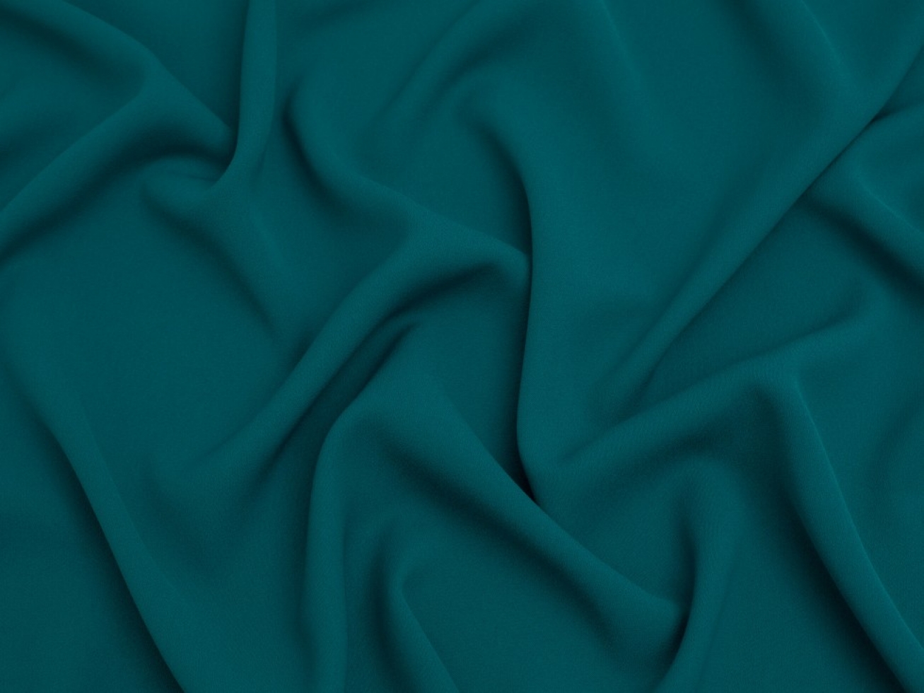 Minerva Core Range Prestige Polyester Crepe Fabric Teal