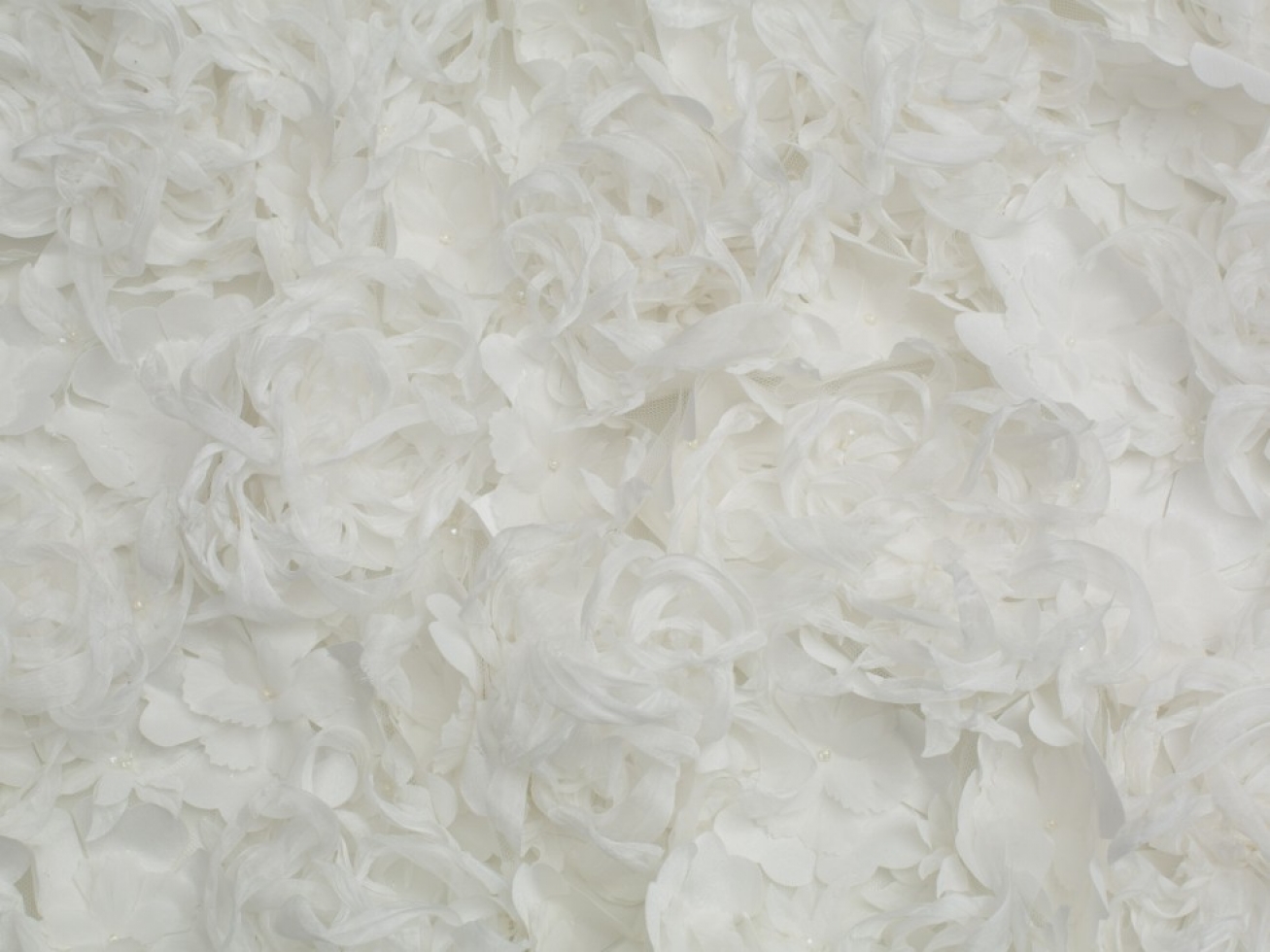 Minerva Core Range Rosanna Embroidered  Lace Fabric Ivory