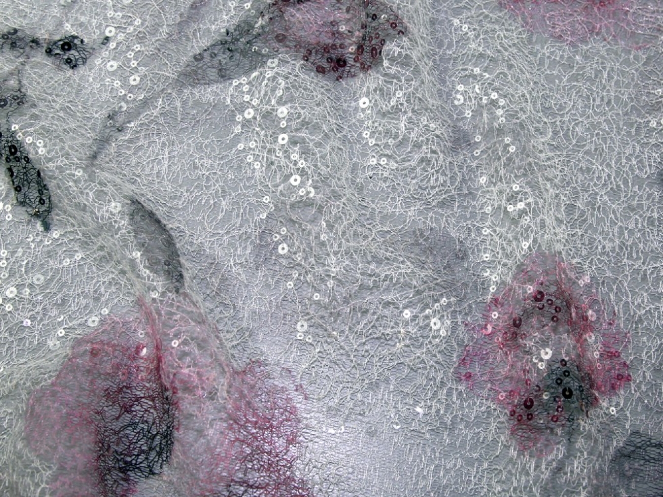 Sofia Sequin Mesh Fabric Multicoloured