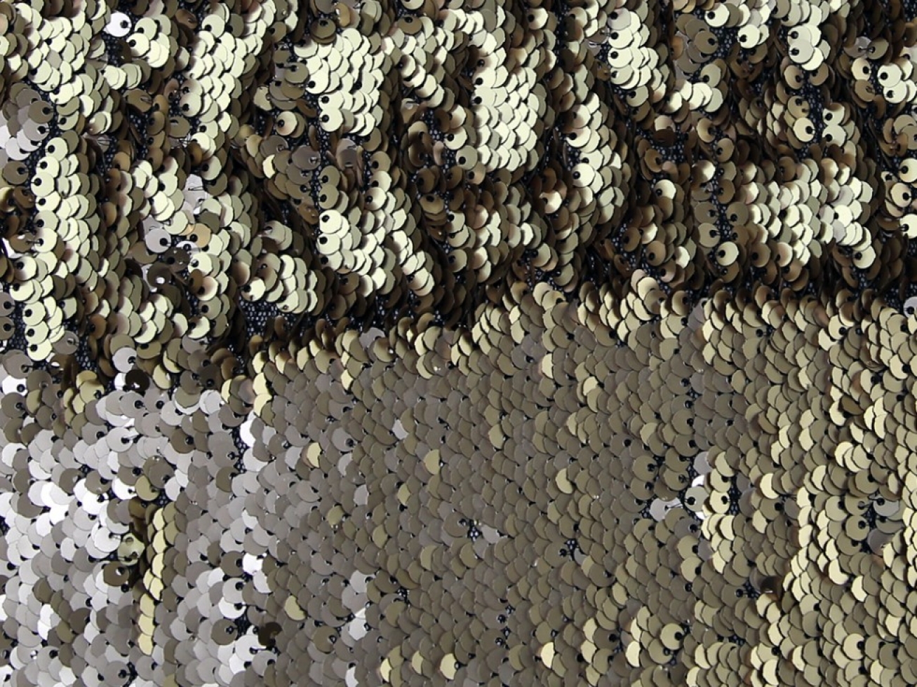 Sorrento Sequin Mesh Fabric Gold