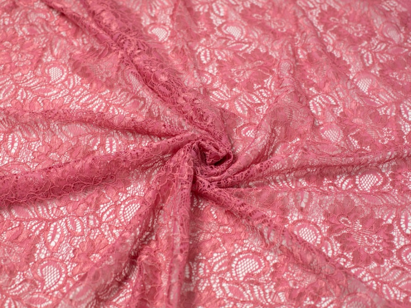 Minerva Core Range Tocca Corded Lace Fabric Desert Rose
