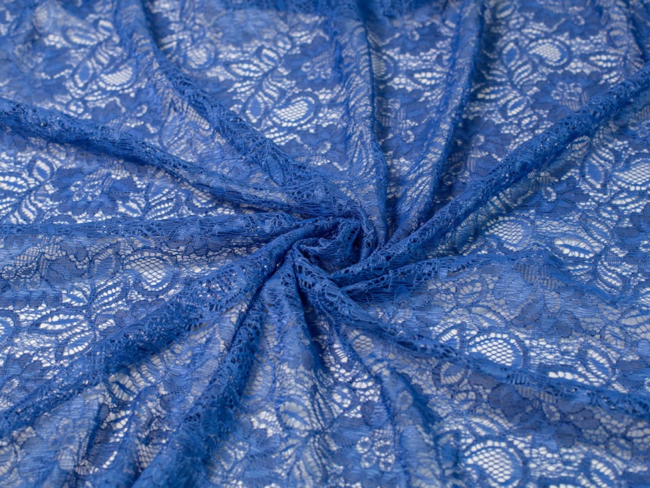 Minerva Core Range Tocca Corded Lace Fabric Riviera Blue