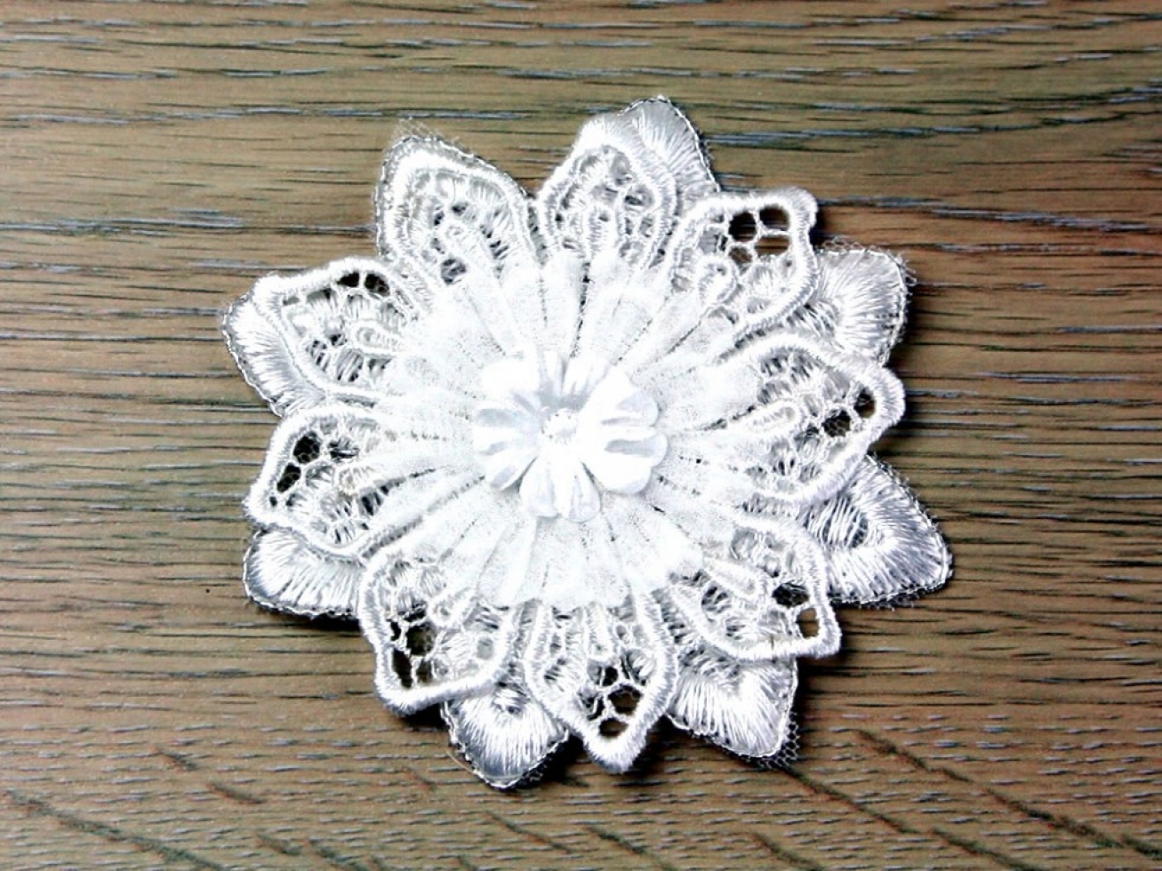 Flower Appliques Ivory