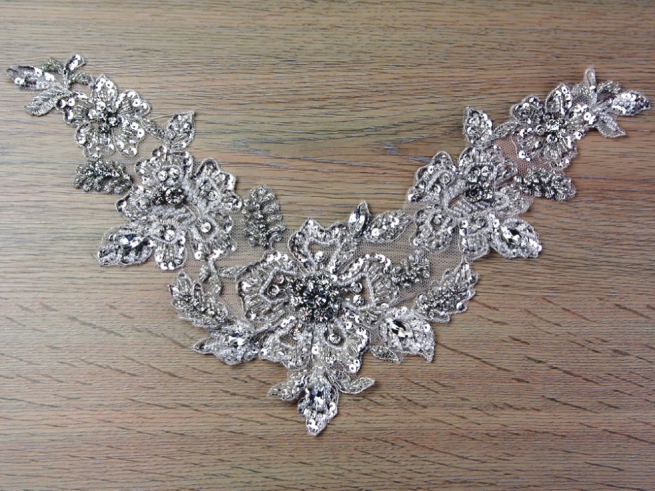 Crystal Appliques Silver