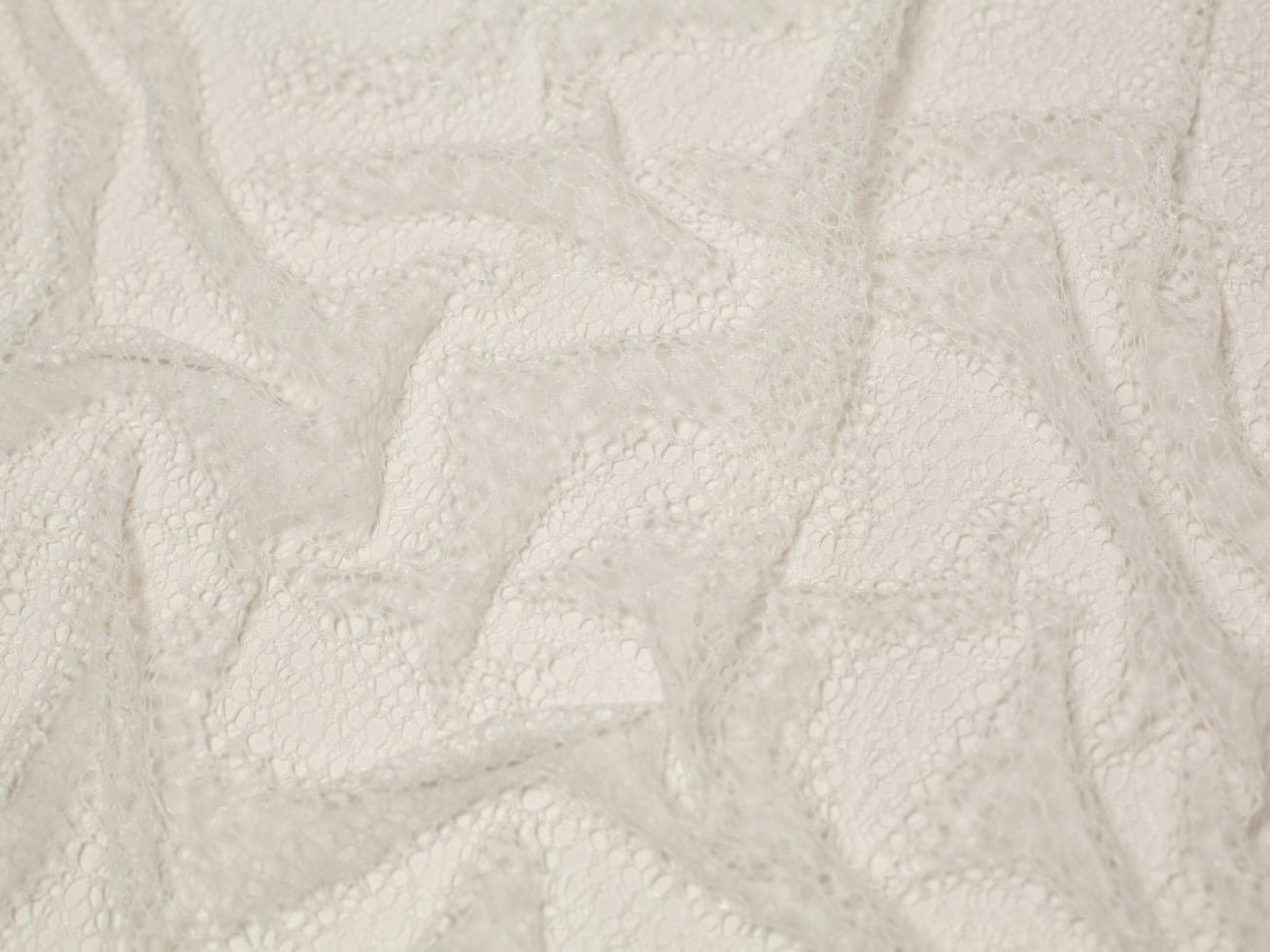 Minerva Core Range Bubbles Tulle Net Fabric Ivory