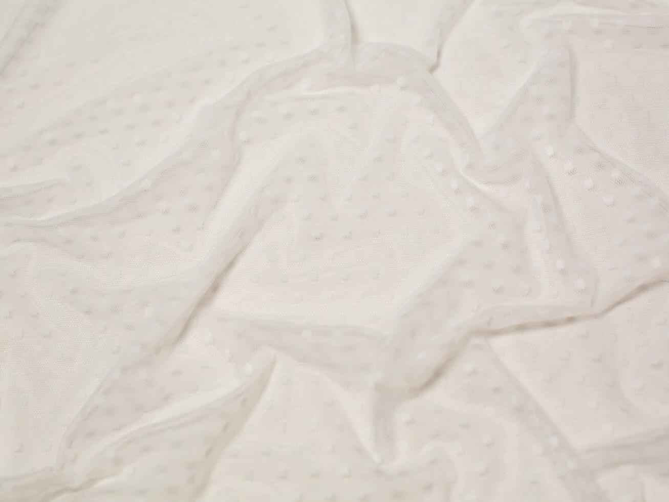 Minerva Core Range Imola Tulle Net Fabric Ivory