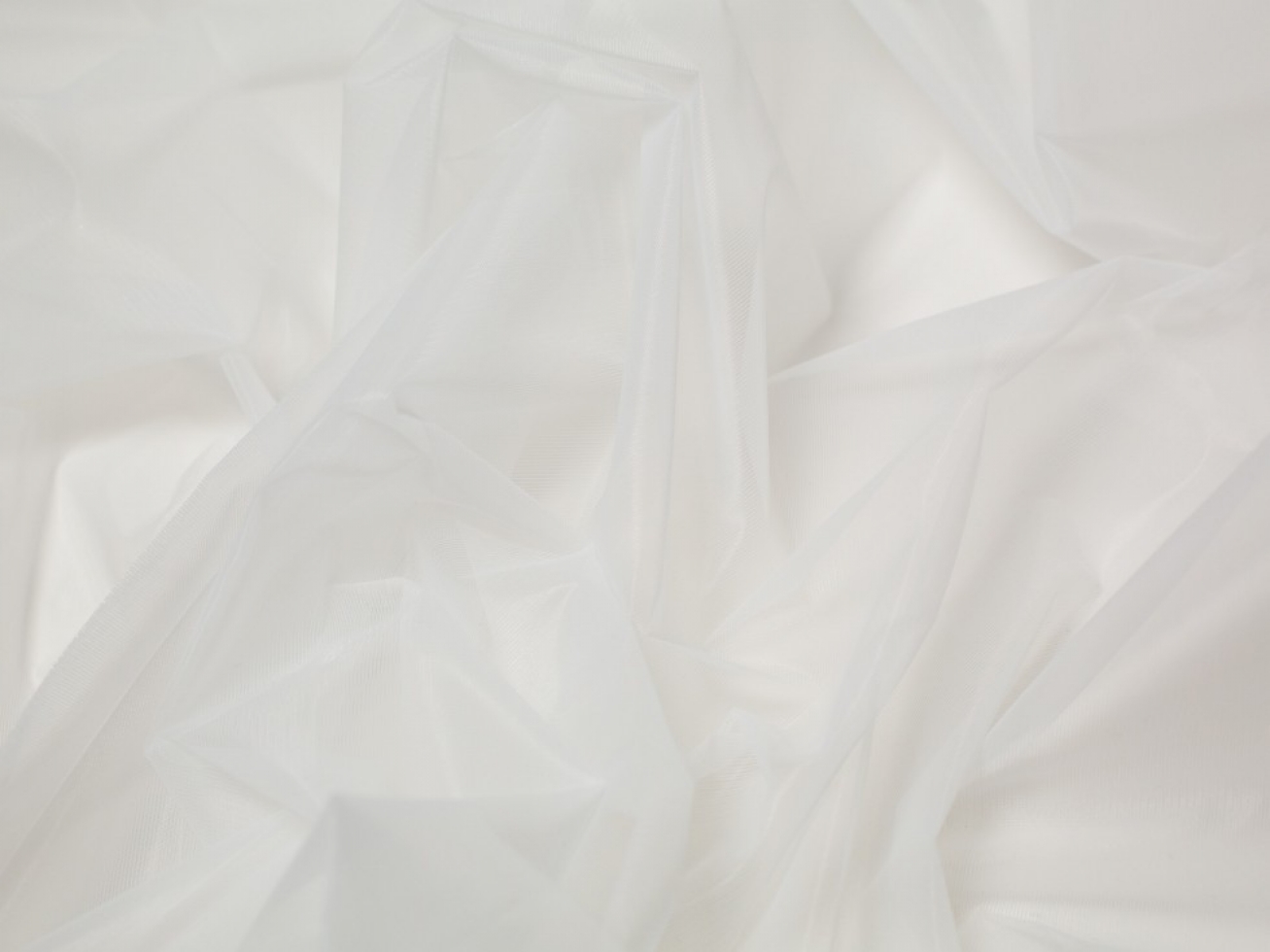 Minerva Core Range Crinolene Structured Net Fabric White
