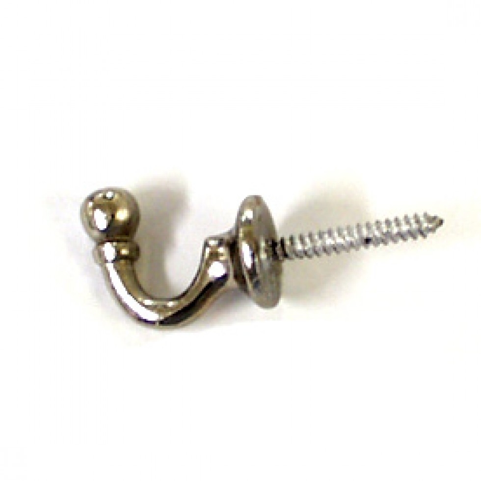 Curtain Tie Back Hooks Silver