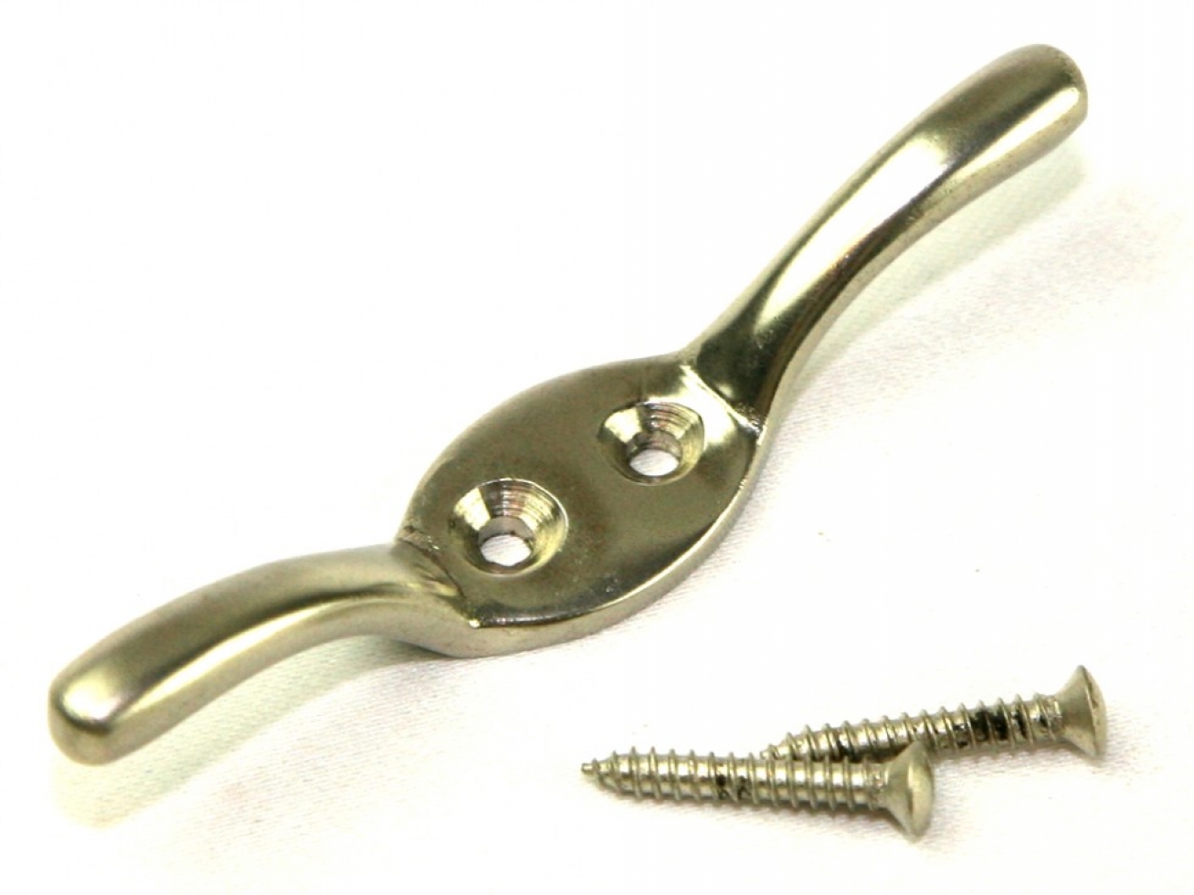 Cleat Metal Curtain Hook Matt Silver