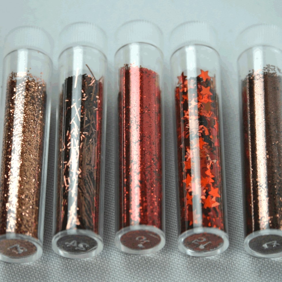 Glitter Flitter Craft Set Copper Bronze