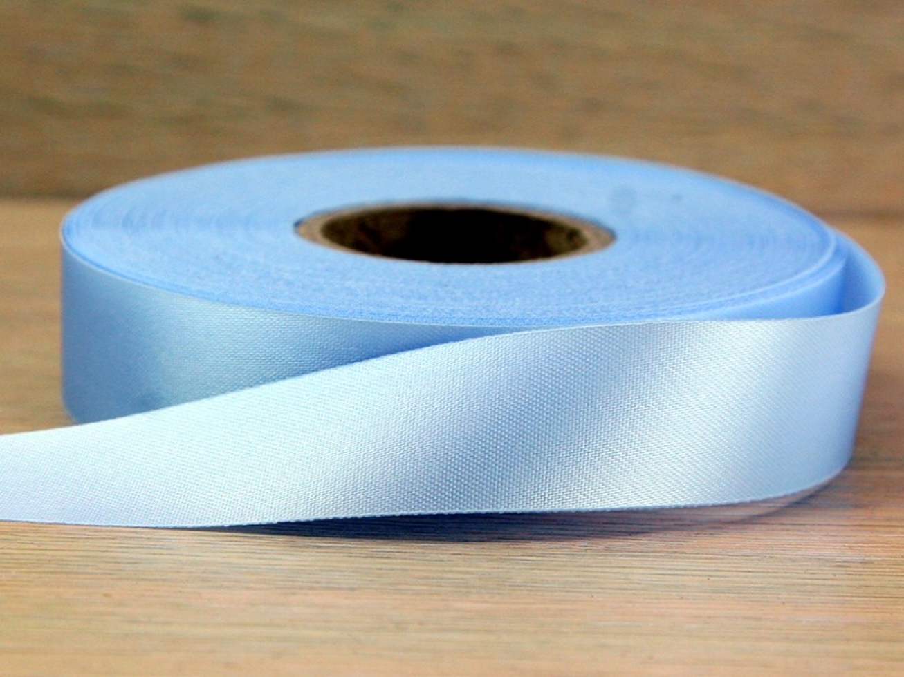 Budget Acetate Satin Ribbon Sky Blue
