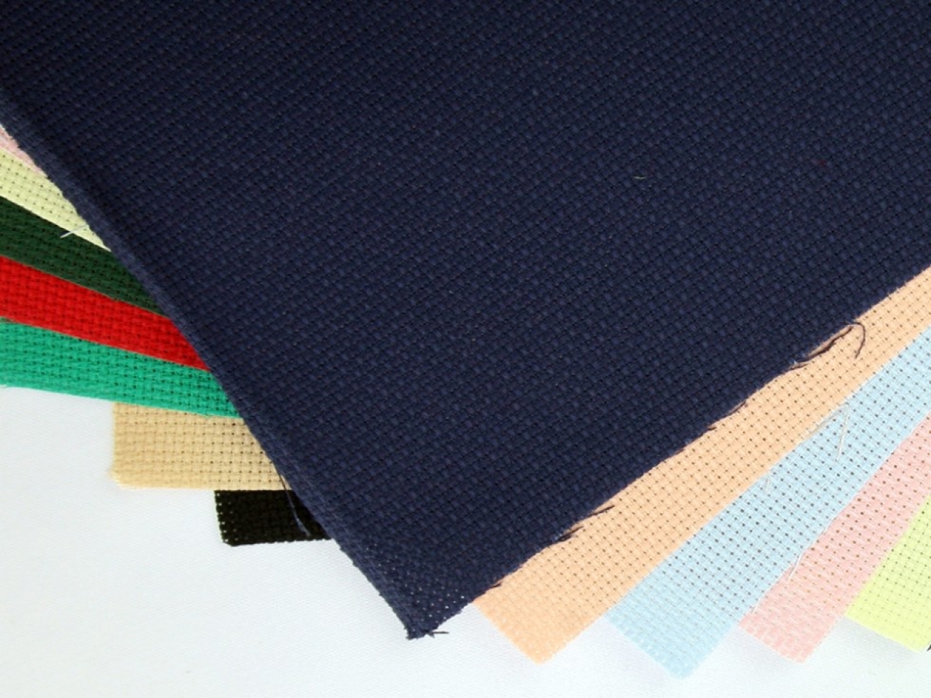 14 HPI Aida Cross Stitch Fabric Assorted Colour