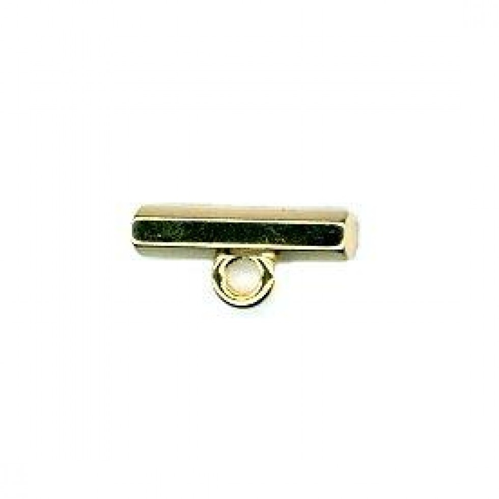 T Bar Metal Buttons Silver