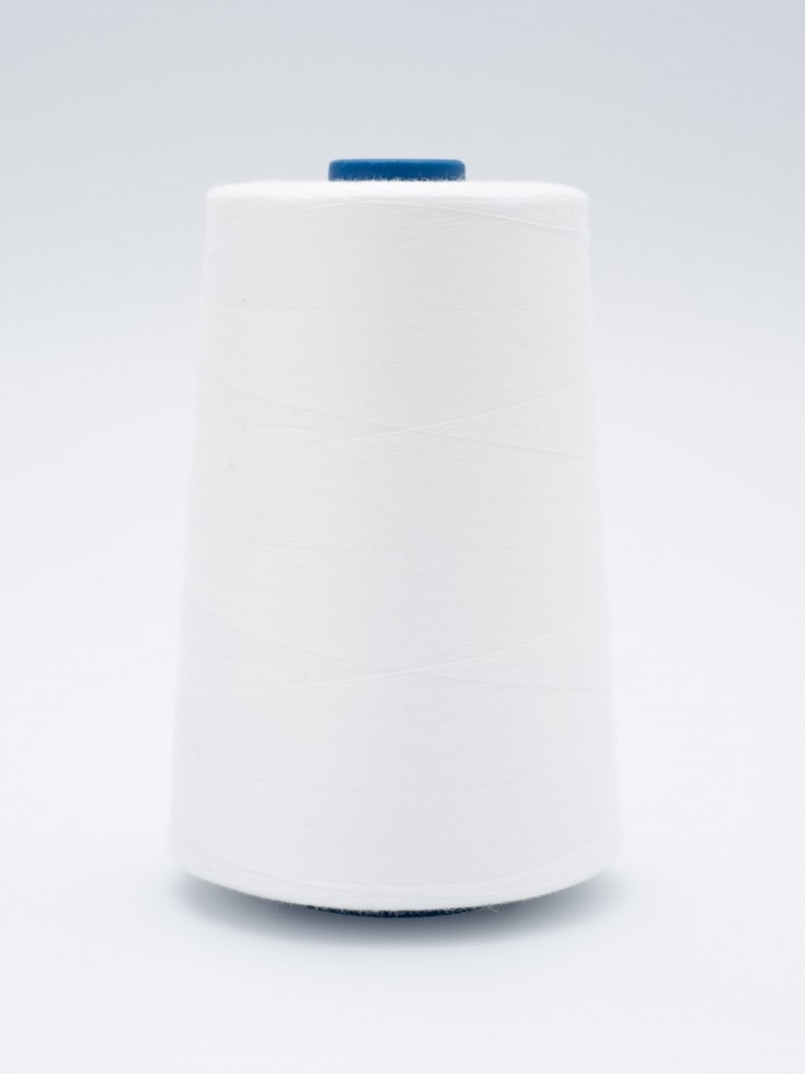 75s Sewing Thread Cone White